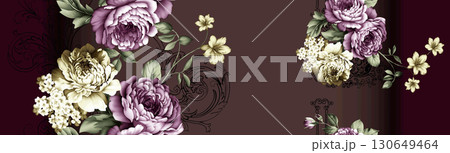 Soft Floral Patterned Decorative Paper Assortment Soft Floral Patterned Decorative Paper Assortment 130649464