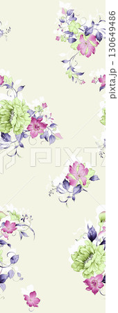 Soft Floral Patterned Decorative Paper Assortment 130649486