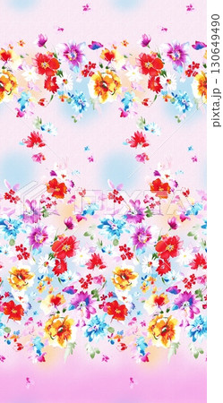 Soft Floral Patterned Decorative Paper Assortment 130649490