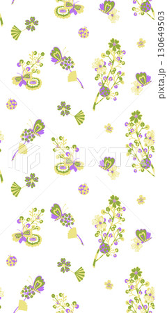 Soft Floral Patterned Decorative Paper Assortment Soft Floral Patterned Decorative Paper Assortment 130649503