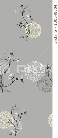 Soft Floral Patterned Decorative Paper Assortment 130649504