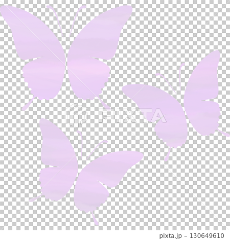 Beautiful watercolor butterfly icon image illustration 130649610