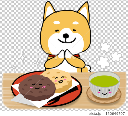 柴犬在春分時節會吃飯團體來表達對祖先的感恩。 柴犬在春分時節會吃飯團體來表達對祖先的感恩。 130649707