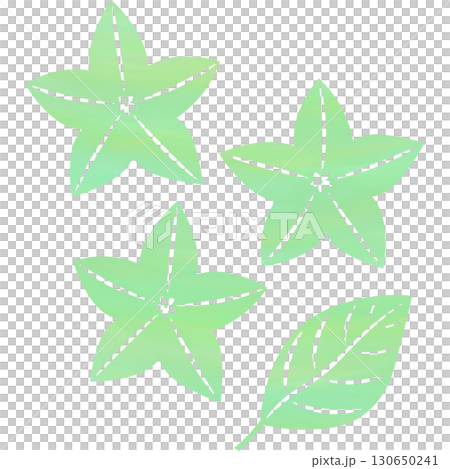 Beautiful watercolor bellflower icon image illustration 130650241