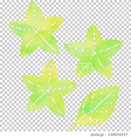 Beautiful watercolor bellflower icon image illustration 130650247