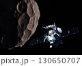 小惑星探査機のイメージ　AI生成画像 130650707