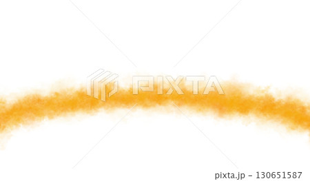 Curved arc of glowing orange smoke on transparent background template for mockups and modern visuals with vibrant dense fog effect Curved arc of glowing orange smoke on transparent background template for mockups and modern visuals with vibrant dense fog effect 130651587