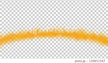 Curved arc of glowing orange smoke on transparent background template for mockups and modern visuals with vibrant dense fog effect Curved arc of glowing orange smoke on transparent background template for mockups and modern visuals with vibrant dense fog effect 130651587
