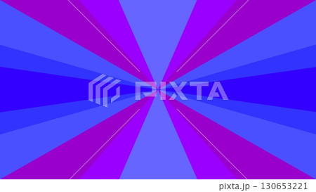 幾何学模様 放射状 三角形 ブルー 幾何学模様 放射状 三角形 ブルー 130653221