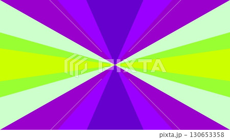 幾何学模様 放射状 三角形 グリーン パープル 幾何学模様 放射状 三角形 グリーン パープル 130653358