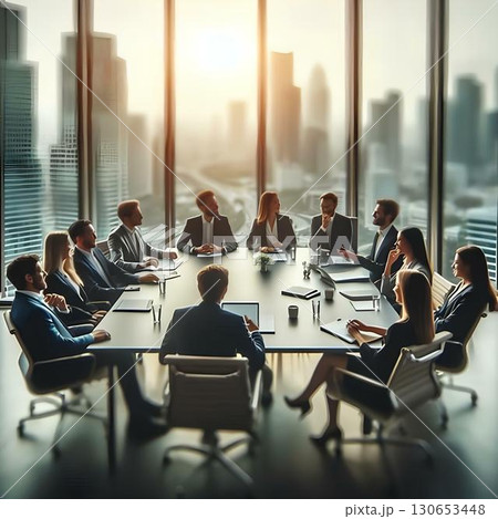 teamwork in the office 130653448