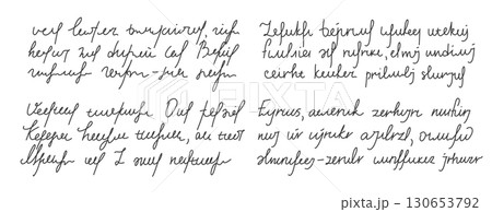 Hand written scribble text 130653792