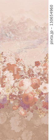 Assorted Floral Patterned Decorative Paper Designs 130654960