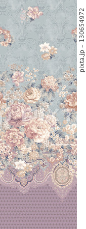 Assorted Floral Patterned Decorative Paper Designs 130654972