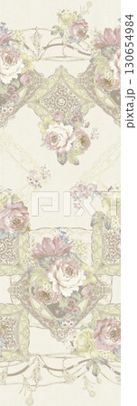 Assorted Floral Patterned Decorative Paper Designs 130654984