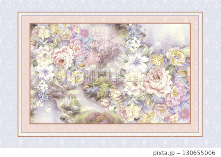 Assorted Floral Patterned Decorative Paper Designs 130655006
