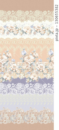 Diverse Floral and Patterned Decorative Paper Collection 130655382