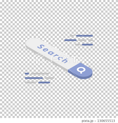 搜尋框和關鍵字圖示素材（等距、向量） 130655513