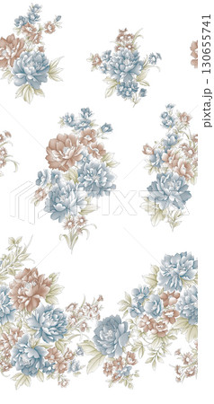 Varied Floral And Whimsical Cartoon Patterned Decorative Paper Assortment Varied Floral And Whimsical Cartoon Patterned Decorative Paper Assortment 130655741