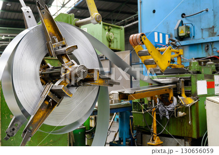 Interior of a metalworking factory. Interior of a metalworking factory. 130656059