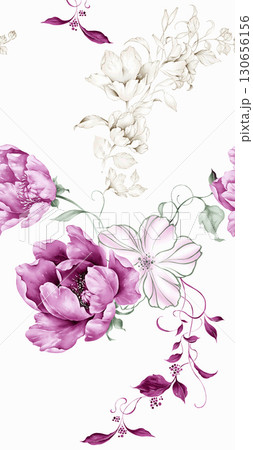 Varied Floral And Whimsical Patterned Decorative Paper Assortment 130656156