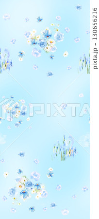 Varied Floral And Whimsical Patterned Decorative Paper Assortment 130656216