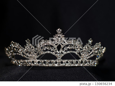 Luxury crown for queen and princess. Beauty contest. 130656234