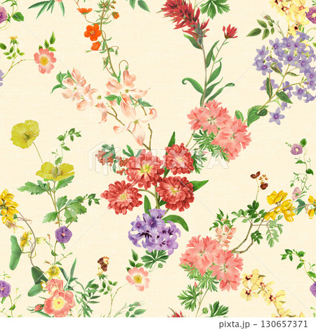 Varied Floral And Whimsical Patterned Decorative Paper Assortment 130657371