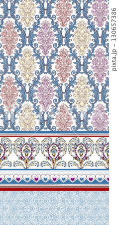 Varied Floral And Whimsical Patterned Decorative Paper Assortment Varied Floral And Whimsical Patterned Decorative Paper Assortment 130657386