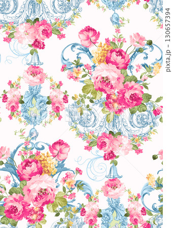 Varied Floral And Whimsical Patterned Decorative Paper Assortment Varied Floral And Whimsical Patterned Decorative Paper Assortment 130657394