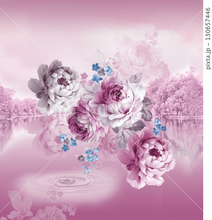 Varied Floral And Whimsical Patterned Decorative Paper Assortment 130657446