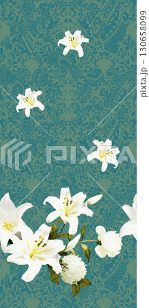 Assorted Elegant Floral and Patterned Decorative Paper Collection 130658099