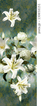 Assorted Elegant Floral and Patterned Decorative Paper Collection 130658151