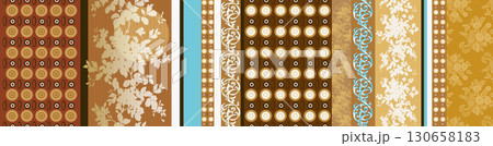 Assorted Elegant Floral and Patterned Decorative Paper Collection 130658183