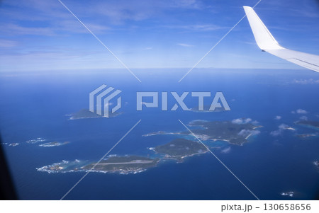 空から見た日本の島々 空から見た日本の島々 130658656