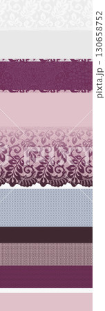 Varied Floral and Whimsical Patterned Decorative Paper Assortment 130658752