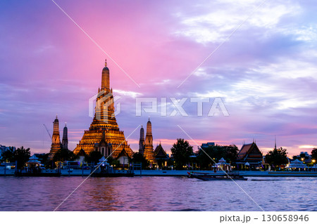 ワットアルン 夕景 ワットアルン 夕景 130658946