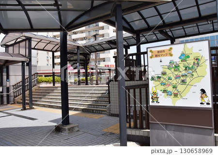 豊明市 名鉄前後駅前の豊明市観光マップ 豊明市 名鉄前後駅前の豊明市観光マップ 130658969