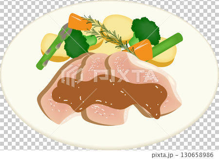 烤豬肉 130658986