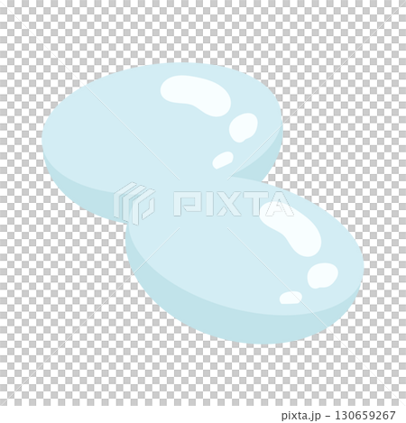 コンタクトレンズ　イラスト 130659267