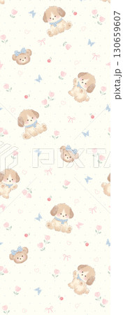 Diverse Floral and Cartoon Patterned Decorative Paper Assortment 130659607