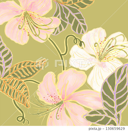 Diverse Floral and Cartoon Patterned Decorative Paper Assortment 130659629