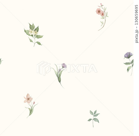 Diverse Floral and Cartoon Patterned Decorative Paper Assortment 130659695