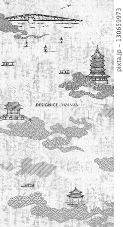 Diverse Floral and Leaf Patterned Decorative Paper Assortment 130659973