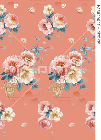 Diverse Floral and Leaf Patterned Decorative Paper Assortment 130659974