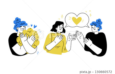Celebrating the Joyful Aspects of Friendship and Connection Through Colorful Illustration Art Celebrating the Joyful Aspects of Friendship and Connection Through Colorful Illustration Art 130660572