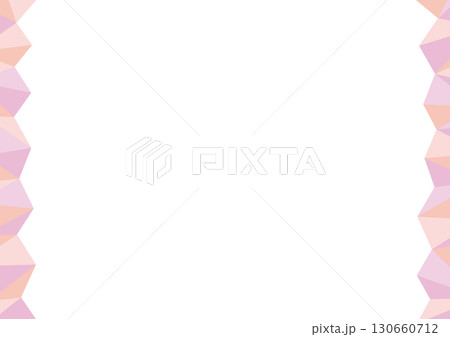 ハロウィンをイメージしたキラキラの左右のフレームのイラスト 130660712