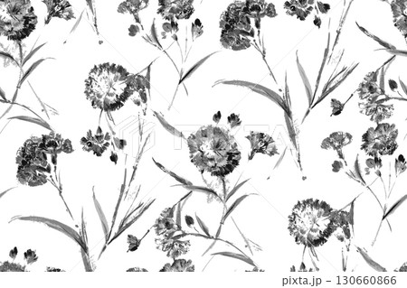 Pastel Floral Patterned Decorative Paper Collection 130660866