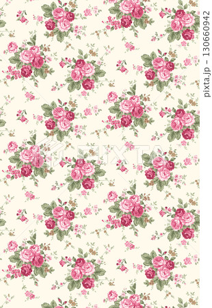 Pastel Floral Patterned Decorative Paper Collection 130660942