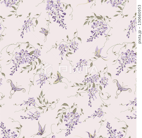 Pastel Floral Patterned Decorative Paper Collection Pastel Floral Patterned Decorative Paper Collection 130660953